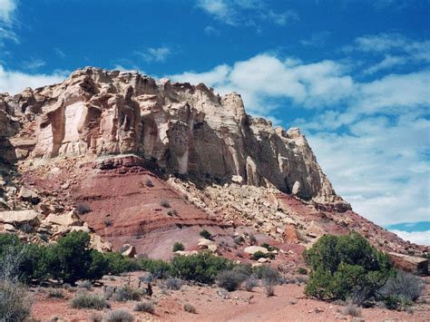 Wingate Sandstone Cliffs Bell Canyon Utah