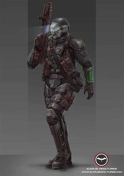 Click This Image To Show The Full Size Version Concept Art Characters Galactic Marine Armor