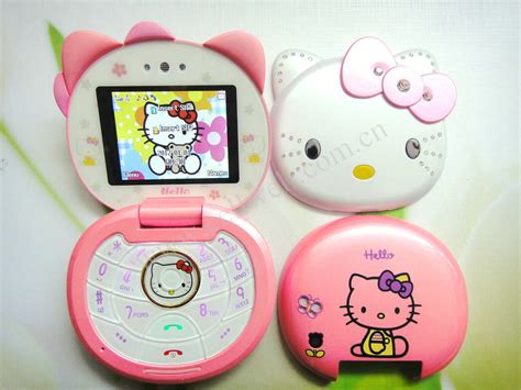 New Dual Sim Pink Lovely Cute Kitty Baby Girl Music Flip Mobile Phone