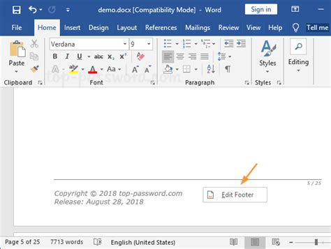 How To Remove Footer Sections In Word