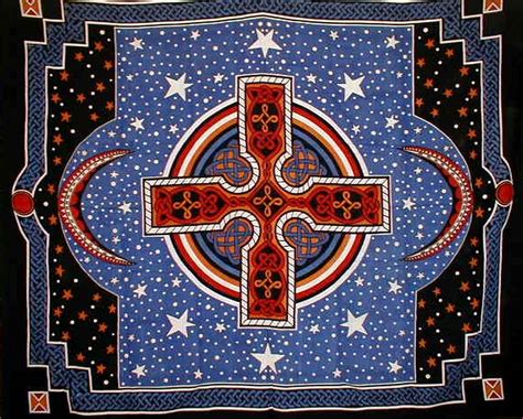 Leather tapestry wall hanging images. Celtic Cross Tapestry-Wall Hang-Backdrop-Many Uses | eBay
