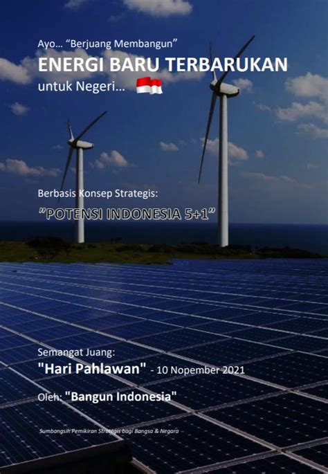 ENERGI BARU TERBARUKAN UNTUK NEGERI Bangun Indonesia