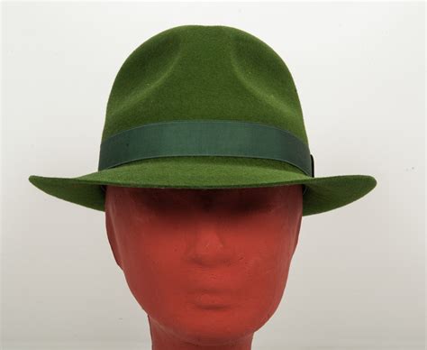 Cypress Green Felt Fedora Classic Hat Green Fedora Etsy Classic