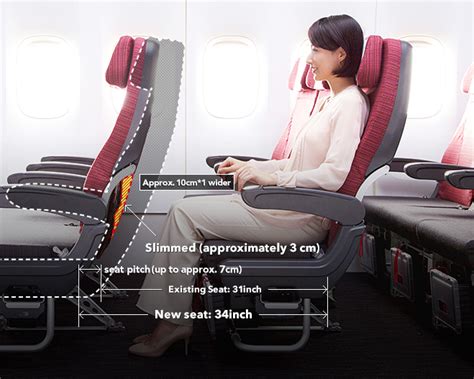 Though traditional standards for the exact length of an inch have varied, it is equal to exactly 25.4 mm. JAL International Flights - Seats ECONOMY CLASS (Welcome ...