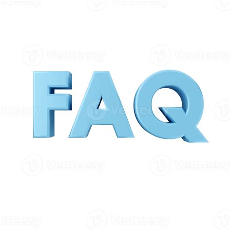 3d Frequently Asked Questions Icon Illustration Render 22362482 Png