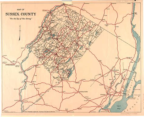 Maps Sussex County Nj 1930