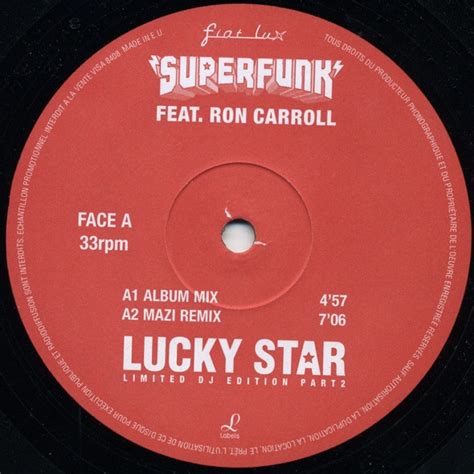 Superfunk Feat Ron Carroll Lucky Star Limited Dj Edition Part Vinyl Discogs