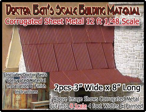 Metal roofs are the perfect option for your home or business in columbia sc. O Corrugated Metal Roofing/Siding (2pcs) Doctor Ben's ...