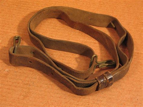 Original Us Civil War Period Leather Rifle Sling