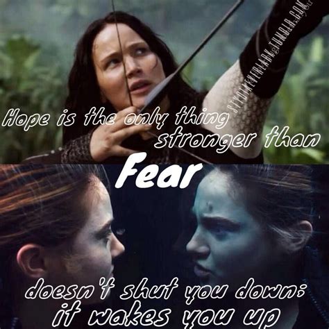 Hunger Games And Divergent Hunger Games Fear Quotes Books