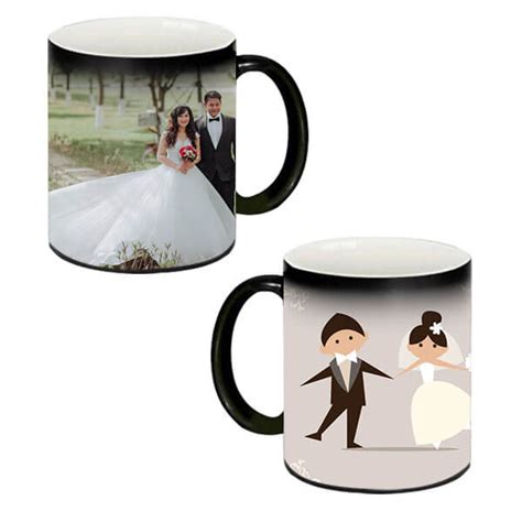 Buy Custom Magic Mug Black Married Couple Design Online Yourprint
