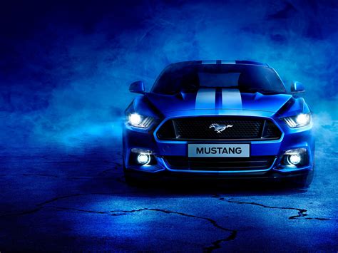 1920x1440 Blue Ford Mustang 1920x1440 Resolution Hd 4k Wallpapers