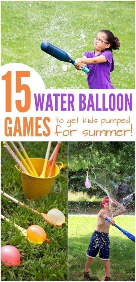 33 New Ideas Diy Outdoor Water Games For Kids Water Balloon Games