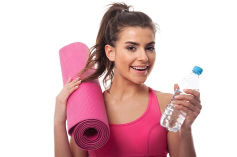 Free Photo Smiling Woman Loving Physical Activity
