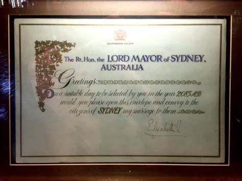 The Queens Letter Queen Victoria Building History Of Sydney