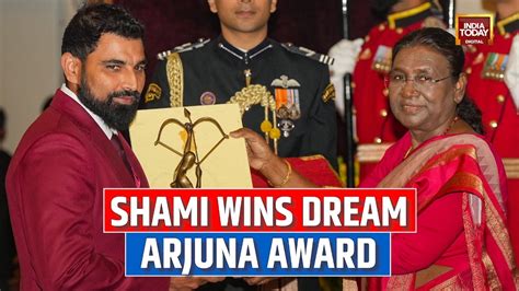 mohammed shami receives arjuna award for record breaking world cup show in 2023 news argue