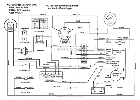 Schematic showing components of lp system. Snapper ZM2200K (82473) 22 HP Kohler Mid Mount Z-Rider Series 0 Parts Diagram for Wiring Schematic