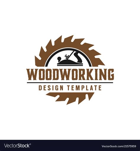 Woodworking Logo Template