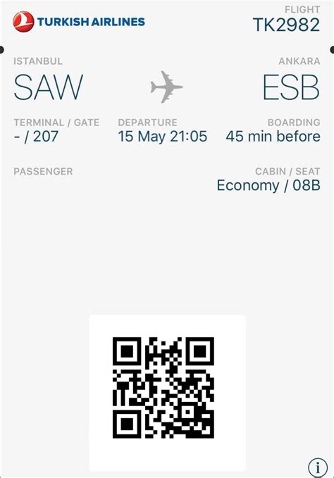 The Traveler S Drawer Turkish Airlines Boarding Pass For Mobile