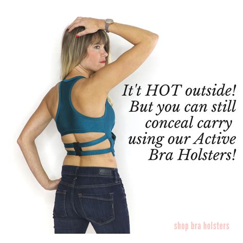 Dont Let The Heat Stop You From Conceal Carrying Check Out The Dene Adams Active Bra Holster