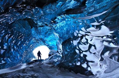 Icelandic Ice Caves By Skarpi Thrainsson Crystal Cave Iceland