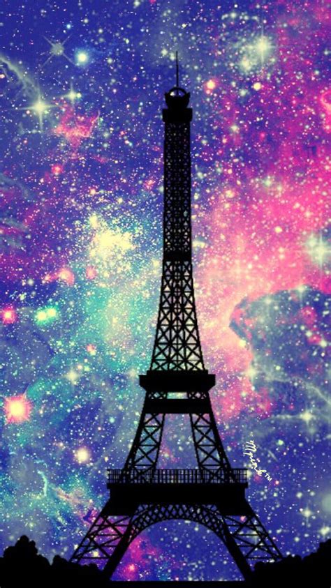 Eiffel Tower At Midnight Iphoneandroid Wallpaper I