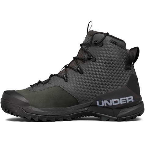Under Armour Rubber Mens Ua Infil Hike Gore Tex Hiking Boots In Black