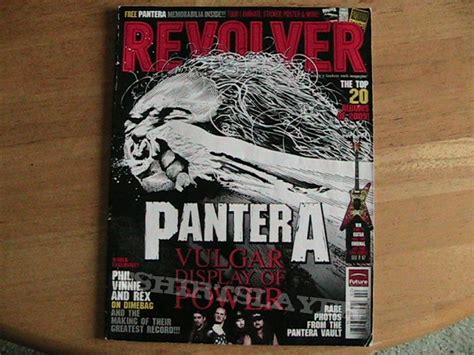 Revolver Janfeb 2010 Pantera Vulgar Display Of Power Tribute Magazine