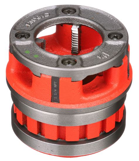 Ridgid Manual Threader Die Head For Nominal Pipe Size 1 14 In Tpi