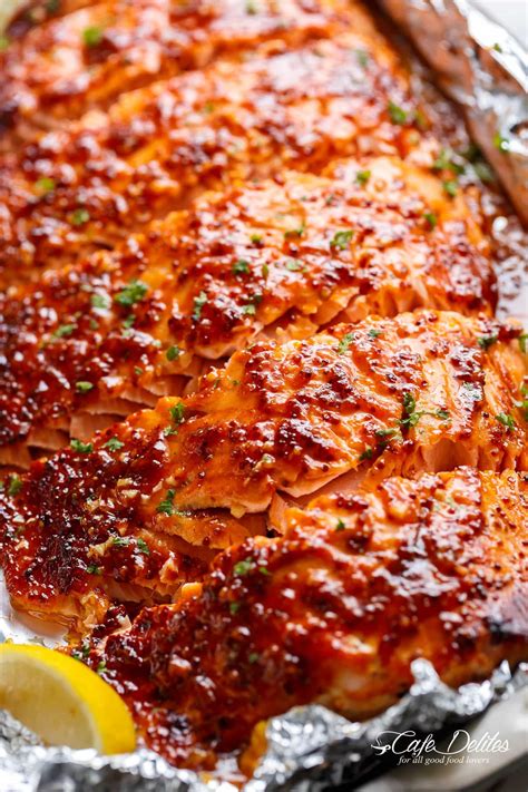 This easy flavorful baked salmon recipe is flavored with minced garlic, parsley, and lemon juice. Garlic Butter Honey Mustard Salmon In Foil is a quick and ...