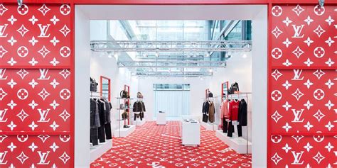 Louis Vuitton Opens Supreme Pop Up Shop In London Lv X Supreme Store