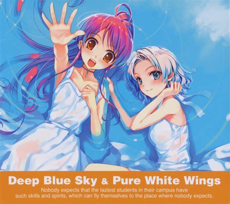 Deep Blue Sky And Pure White Wings Image 140682 Zerochan Anime Image Board
