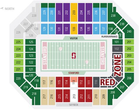 Stanford Football Stadium Seating