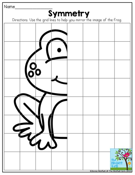 Symmetry Practice Second Grade Students Love This Activity It Is