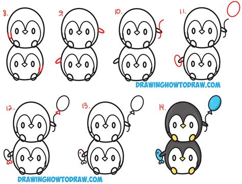 How To Draw A Baby Penguin Step By Step For Kids