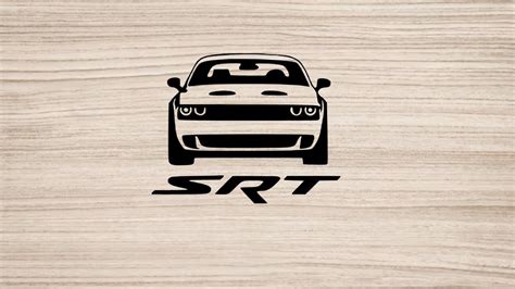 Dodge Challenger Srt Svg Etsy Australia