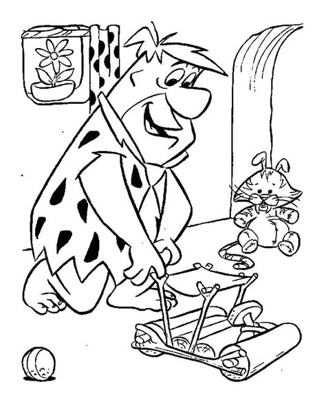 Desenhos De Fred Flintstone Para Colorir E Imprimir Colorironline Com