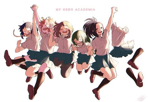 Bnha Clase 1 A 1a Academia Anime Boku Chicas Héroe Mi No Fondo De Pantalla Hd Peakpx