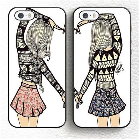 Anyone who's earned the best friend title should know everything about you, right? BFF Best Friends Couple iPhone Cases - IWISB