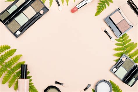 Free Photo Flat Lay Arrangement Of Beauty Products With Copy Space