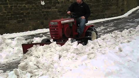 Wheel Horse Snow Plow Youtube