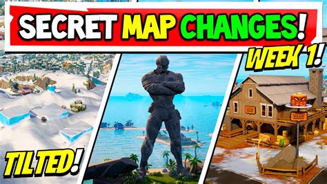 Fortnite Chapter 3 Secret Map Changes Tilted Towers Youtube