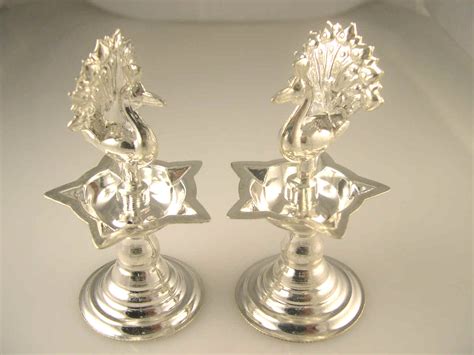 Silver Pooja Accessories Indusladies