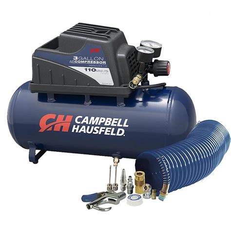 Campbell Hausfeld 3 Gallon Portable Electric Horizontal Air Compressor
