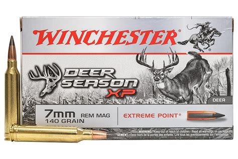 Winchester 7mm Rem Mag 140 Gr Extreme Point Deer Season Xp 20box