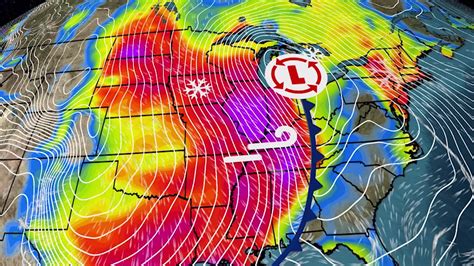 Timing Winter Storm Elliotts Threats Videos From The Weather Channel