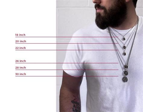 Necklace Size Chart Choosing The Right Necklace Lengths Jj