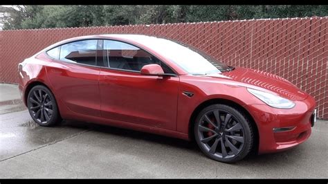 We've seen black, white and blue out in the wild, but never before have we seen red. Tesla Model 3 - Chrome Delete with Red Handles and Turbine ...
