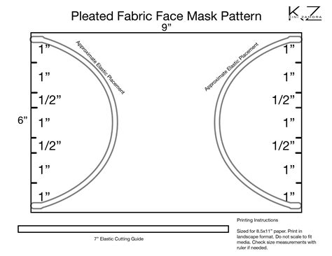 For printing out the paper pattern preciously, please press ctrl+p, select custom scale at 100% and choose paper source by pdf page size, then print it out. Pattern For Sewing Pleated Face Mask