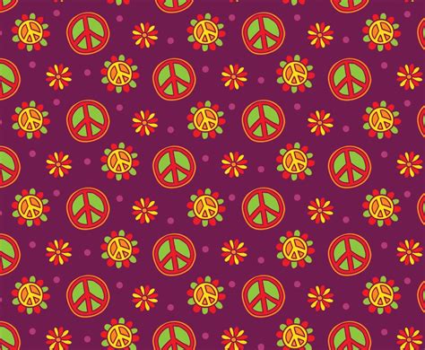 Nice Hippie Pattern Background Vector Art And Graphics